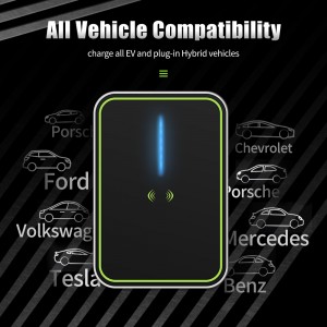 EVSE Wallbox gbt Cable 32A 7KW EV Car Charger 1 Phase Charging Station APP RFID Cards Control for Electric Vehicle