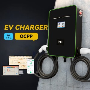 AC 14KW Ev Charger gb/t Dual Guns Electric Car Charging Station EV Charging Pile For Commercial