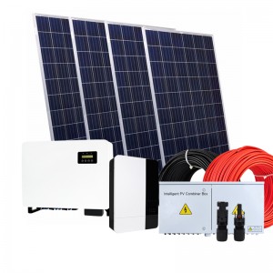 kumpletong disenyo hybrid home solar power system 5kw 10kw 20kw home solar power system