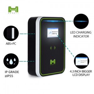 HENGYI OCPP EVSE EV saldhiga ku dallaca korontada 7kw 22kw