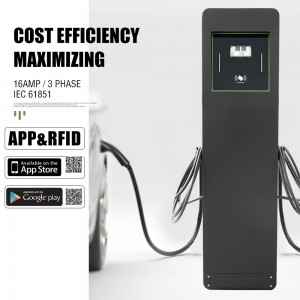 High Standard 22kw EV Fast Charge DC Charger Dual Gun AC EV Charger Electric Vehicle Charging Station