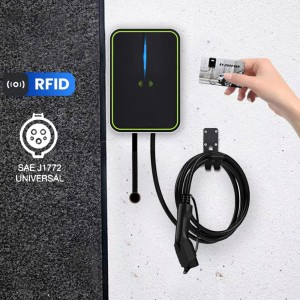 HENGYI EVSE Wallbox EV Charger Wall Type1 32A 7kw Single Phase Mount Charging Station APP RFID control
