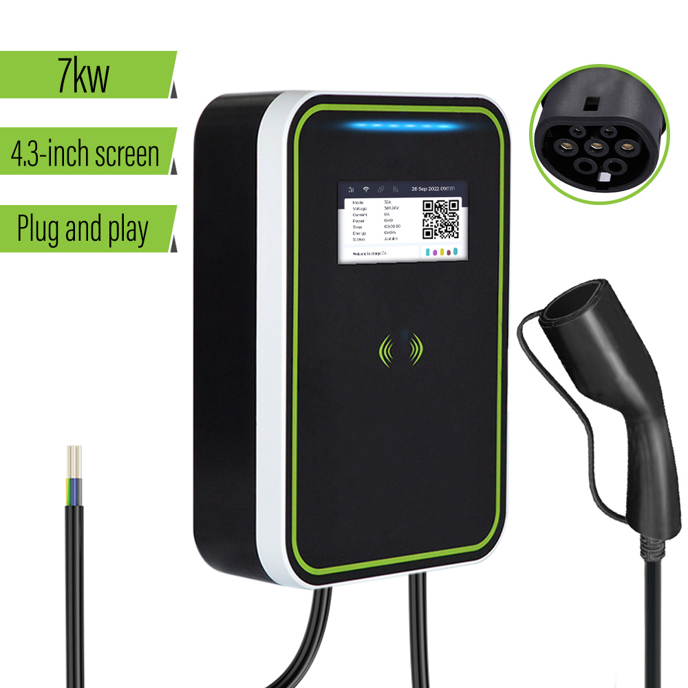 Lowest Price for Home Charging Stations - Type 2 EV Charger 32A 1Phase EV Charging Station IEC 62196-2 EVSE Walbox For Audi Cooper Volkswagen Electric Vehicle – Hengyi